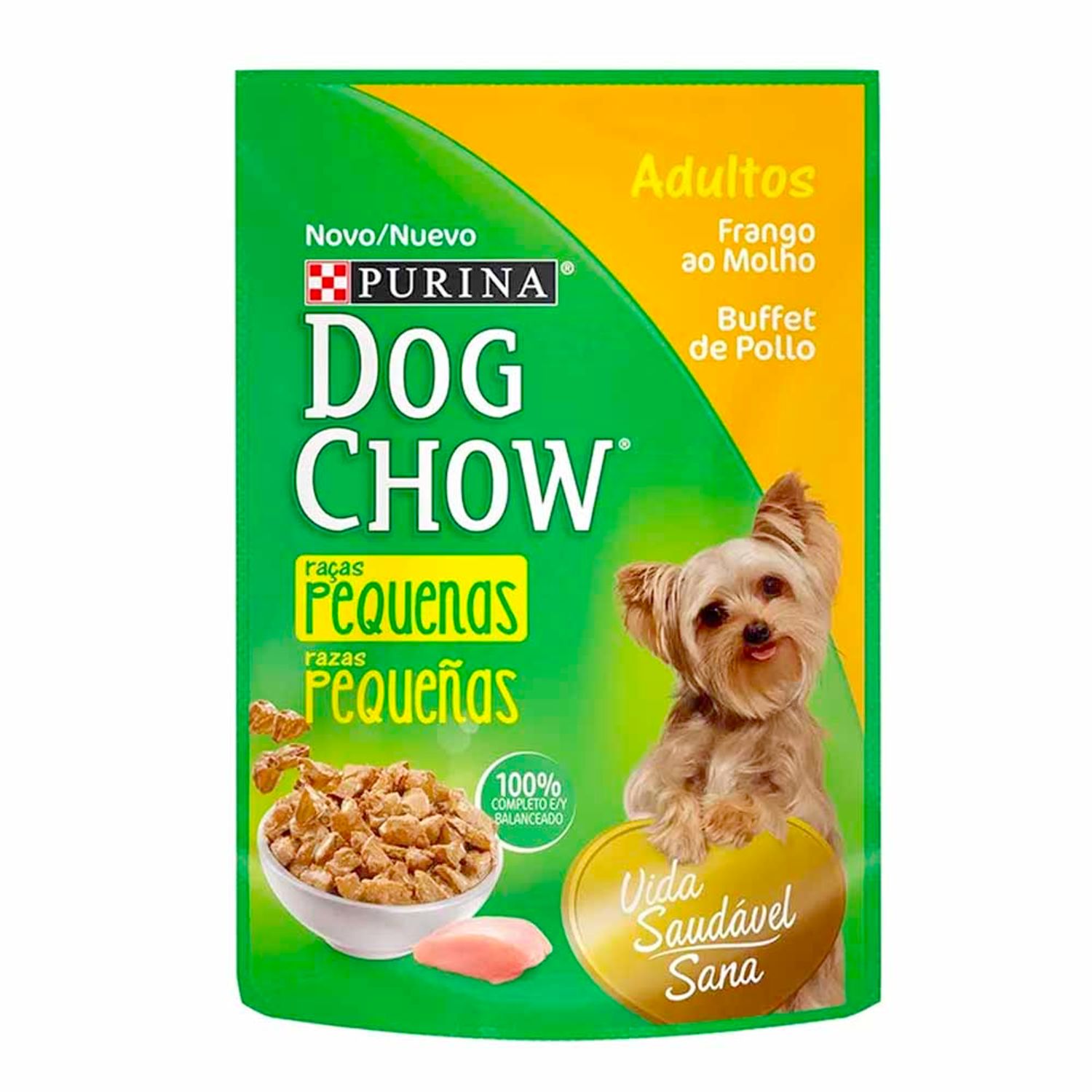 Comida para Perros DOG CHOW Adultos Razas Pequeñas Buffet de Pollo 100g -  Oechsle