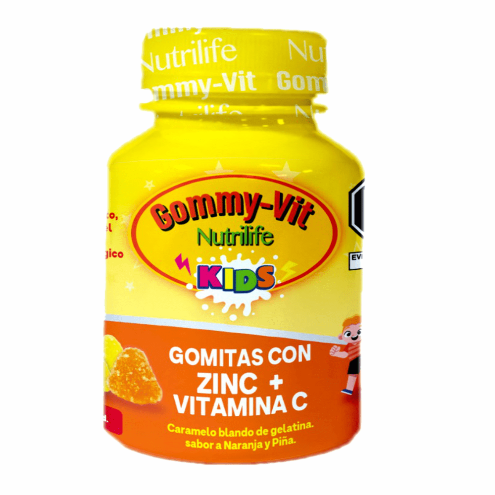 Gomitas Gommy-Vit Nutrilife Zinc más Vitamina C