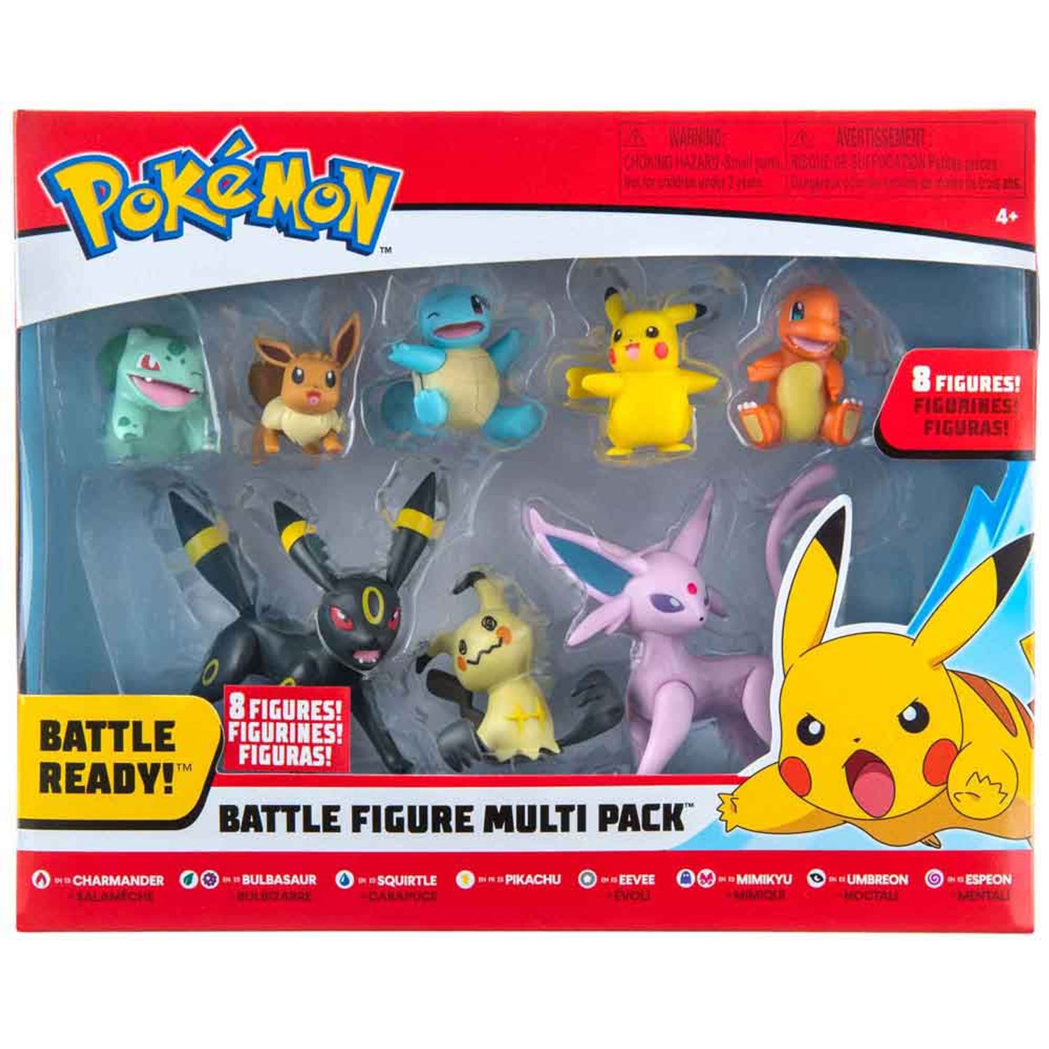 Pokémon Pack 8 Figuras Batalla