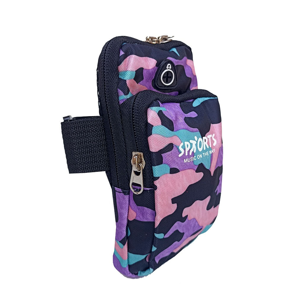 Canguro Deportivo Porta Celular y Accesorios Rosado