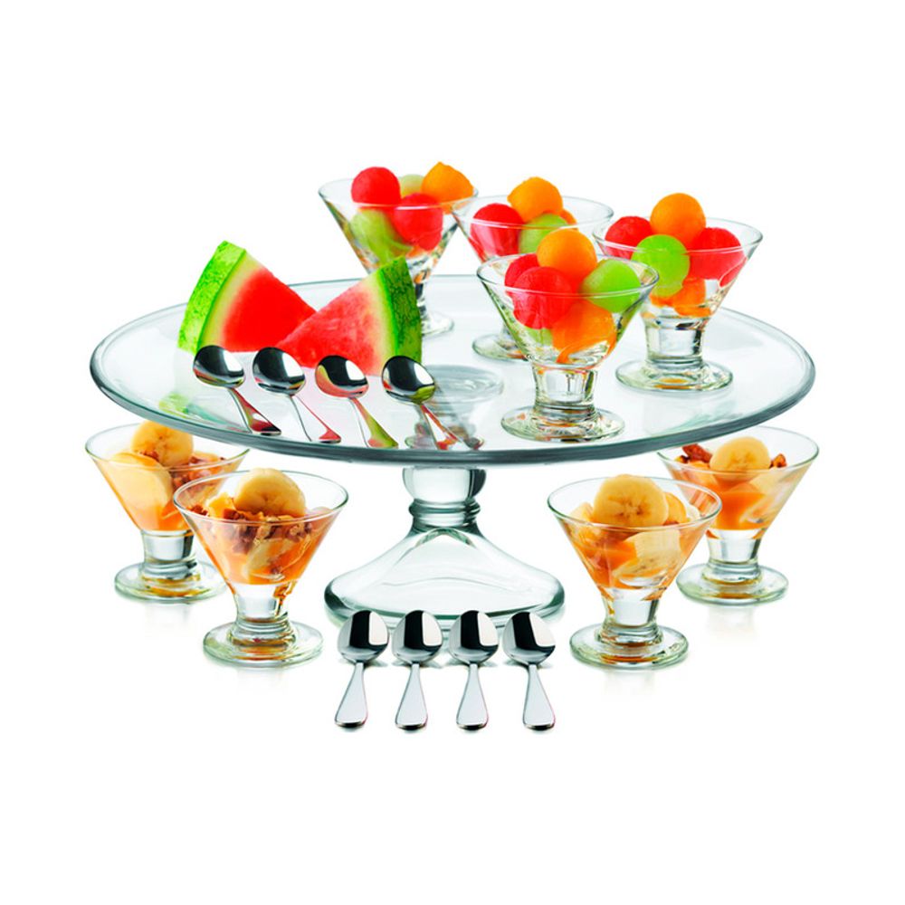 Juego para Servir Libbey Just Desserts Mini Flare (18 Piezas)