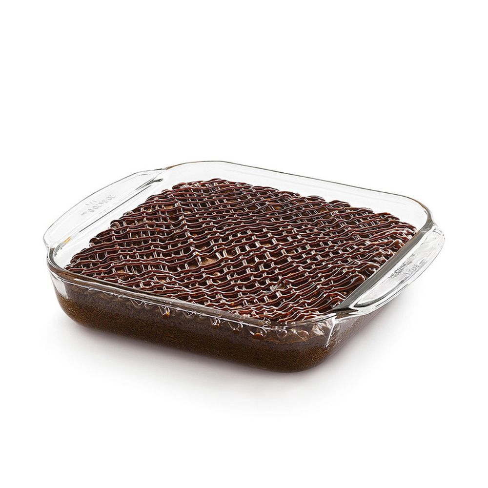 Plato de Vidrio para Hornear Libbey 21.1 cm. x 21.1 cm. x 4.6 cm.