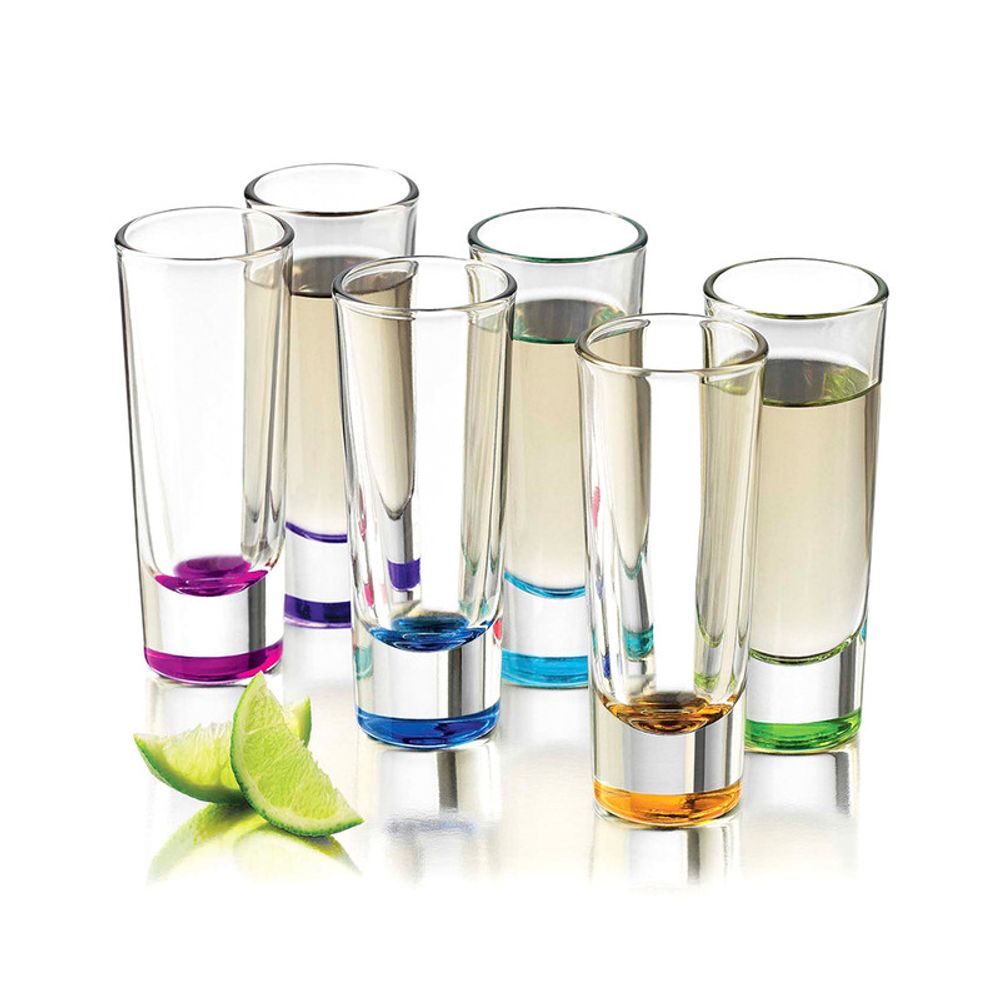 Vasos Libbey Troyano Colors 6 Piezas 59 ml / 2 oz