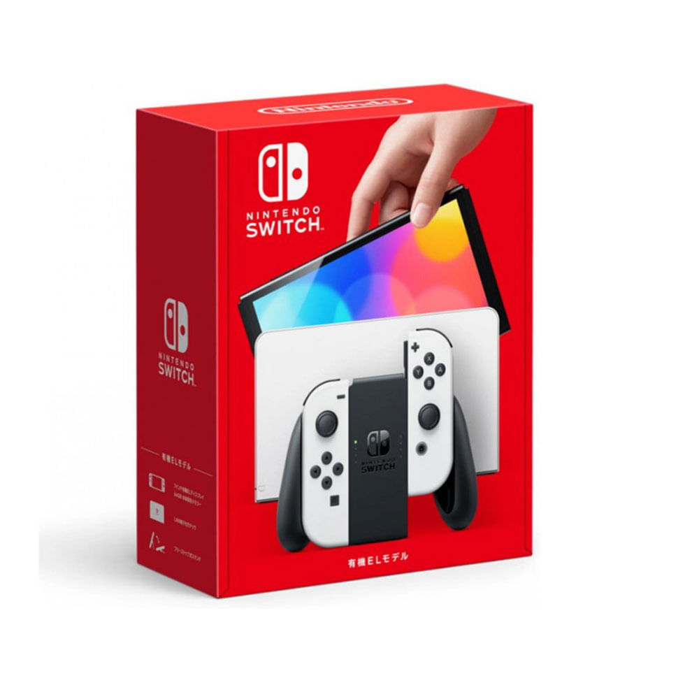 Consola Nintendo Switch OLED 64GB 7"" 2 Mandos Blanco/Negro