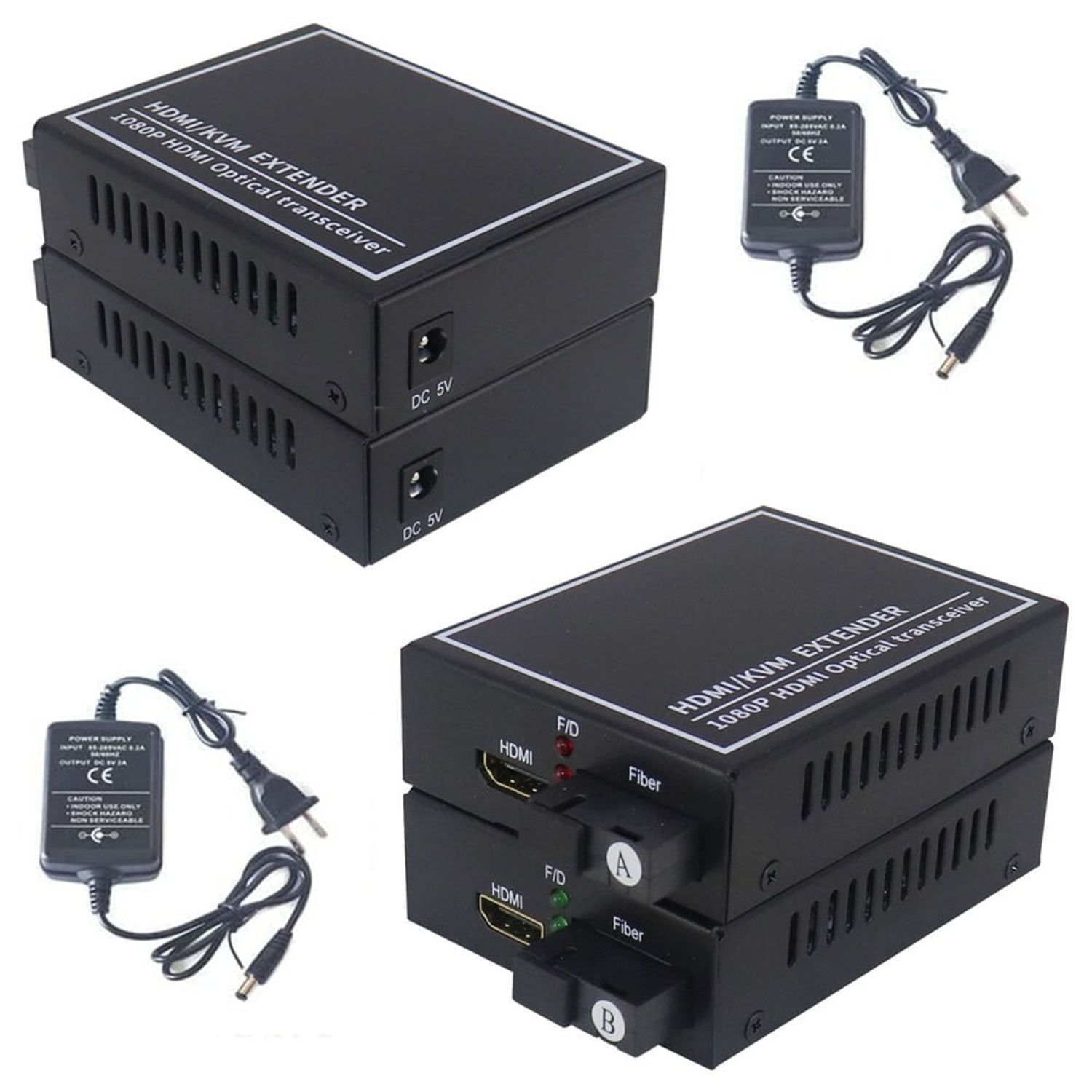 MISOTT HDMI Extender 60M Ethernet (HDMI Trasmettitore Ricevitore), HDMI