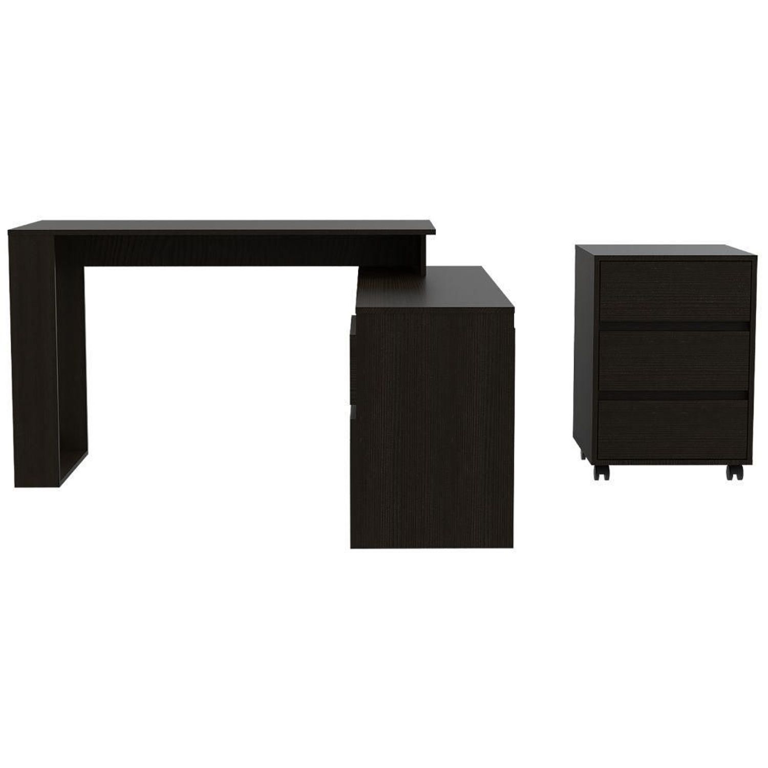 Combo Office 11 Escritorio + Archivador - Wengue | Oechsle.pe - Oechsle