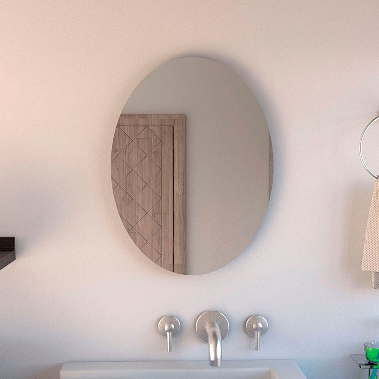 Espejo Napoli Sencillo Ovalado | Oechsle.pe - Oechsle