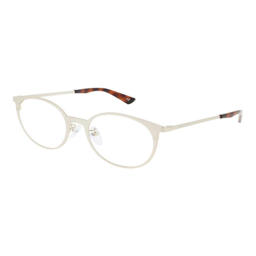 Lentes Ópticos Balenciaga BB0084O-30008407-002 Redondo para Mujer en Oro Tranparente