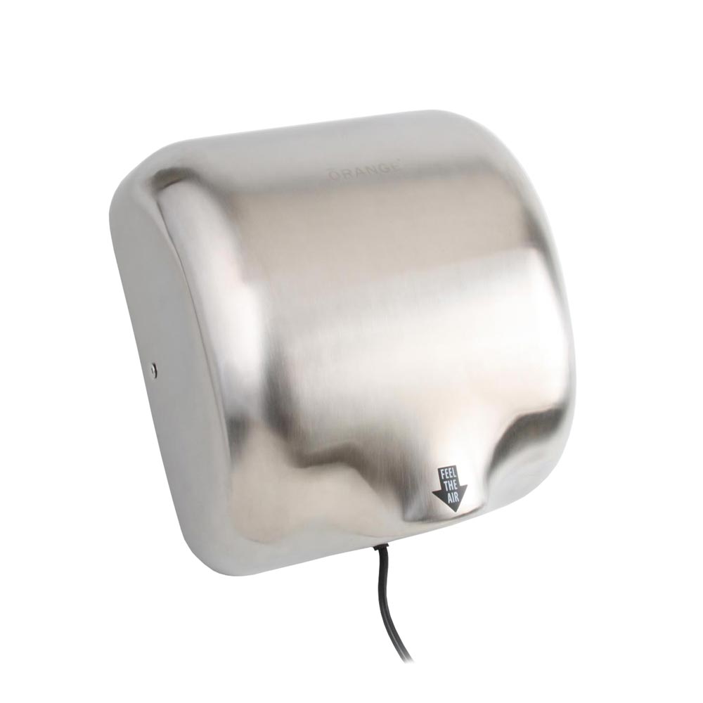 Secador de Manos Metálico 1800W Plata Orange