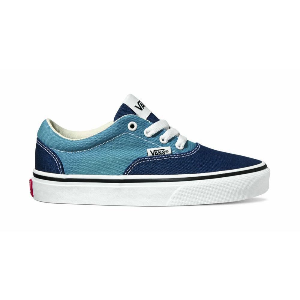 vans suela altas mujer azul