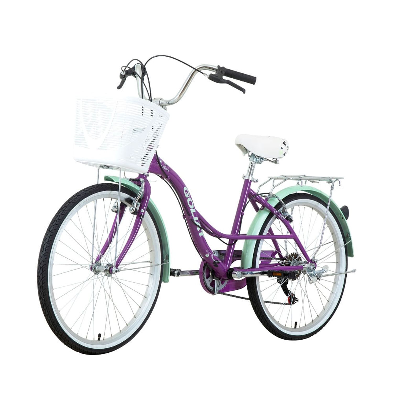 Bicicleta Goliat Cabo Aro 24 Blanco Morado Oechsle Oechsle