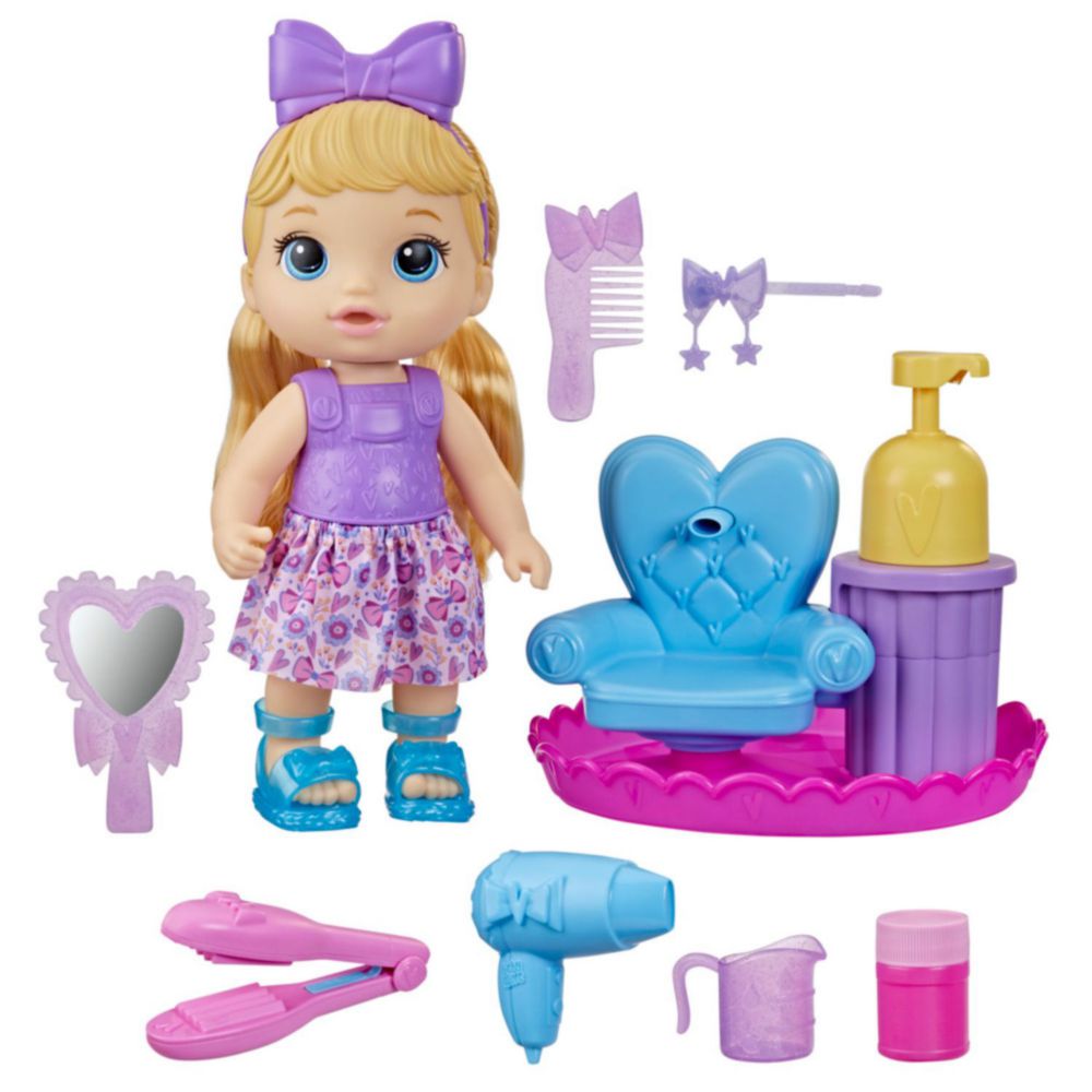 Muñeca Baby Alive Sudsy Styling Diversión Con Burbujas  -  Oechsle