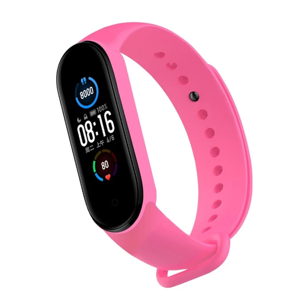 Correa para Xiaomi mi band 5 y 6 - Fucsia