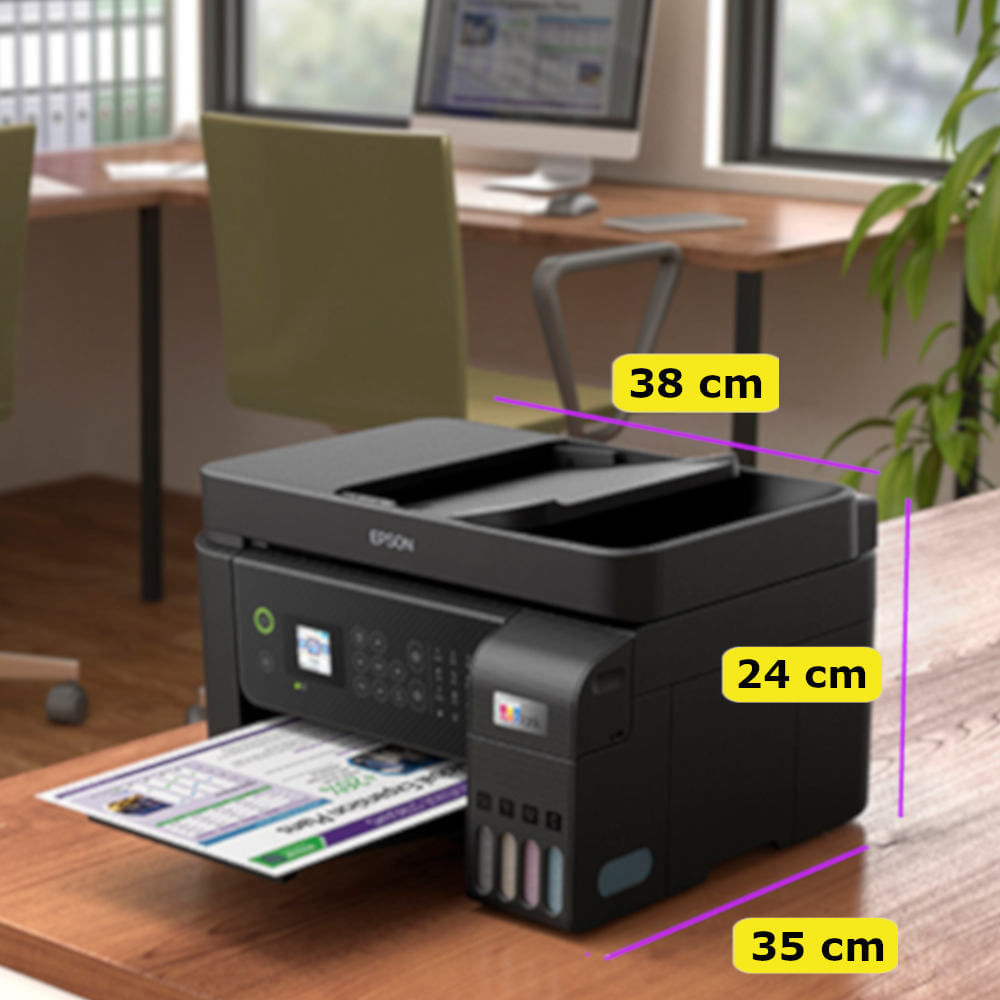 Impresora Multifuncional Epson EcoTank L6270 Sistema Continuo ADF Wi-Fi -  SMART UNIVERSE S.A