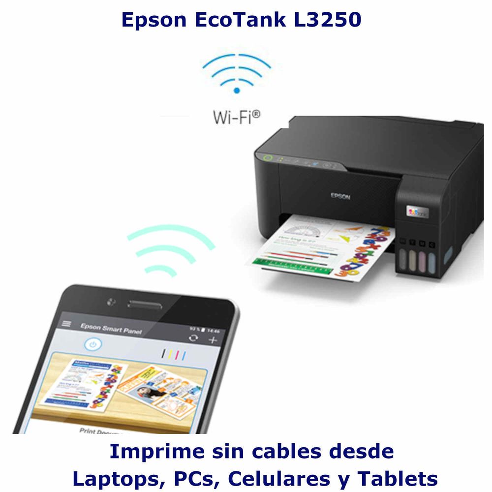 Impresora Epson Ecotank L3250 Multifuncion Wifi