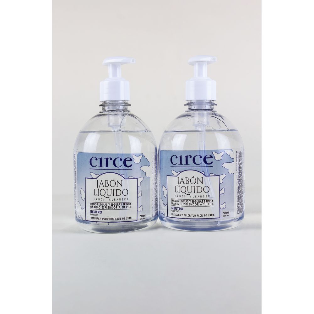 Jabón Líquido Corporal Circe Neutro 500ml Hipoalergénico