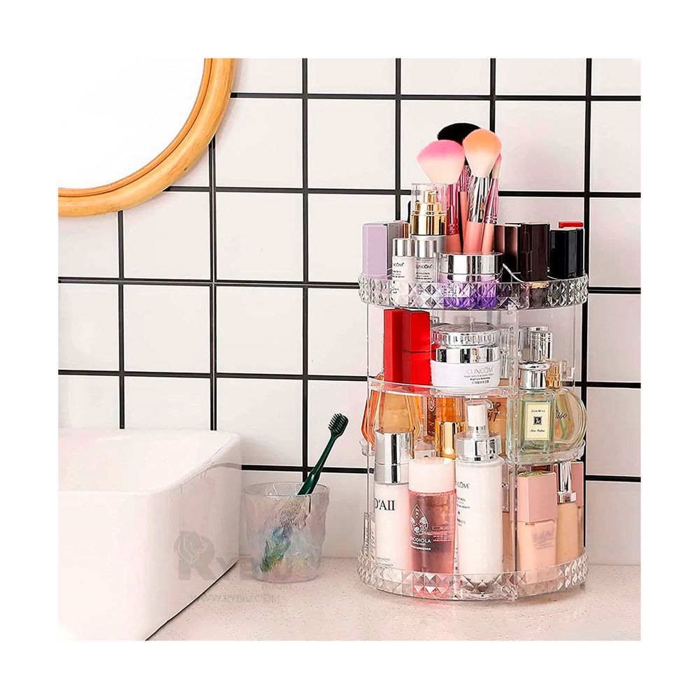Organizador de Cosméticos C Acrílico Giratorio