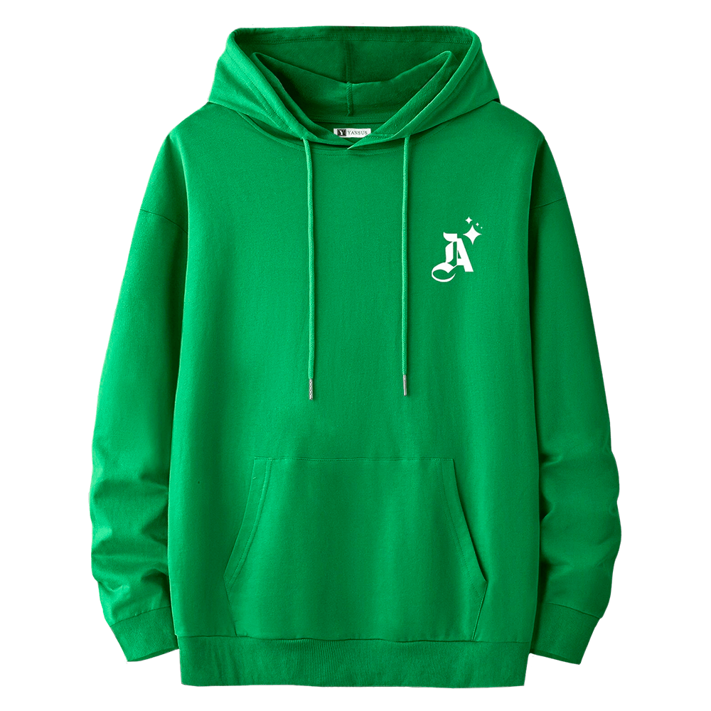 Polera Hombre Yansus Verde con Estampado Letra Verde L Oechsle