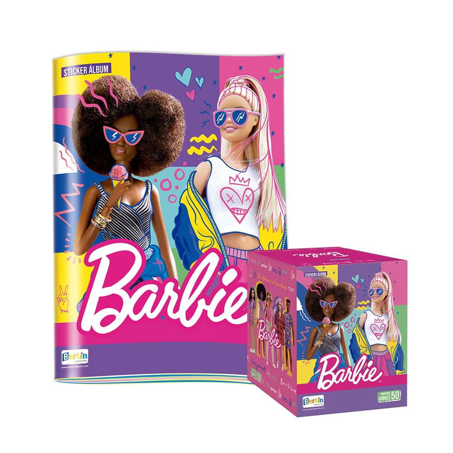 Stickers Adhesivos Barbie 50 Unidades