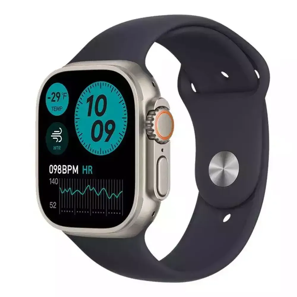 Smartwatch Hands Up GS8 Ultra Negro Serie 8 Siri Nfc Alipay