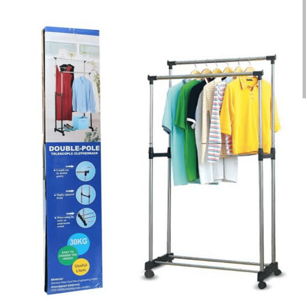 Tendedero Doble Organizador de Ropa