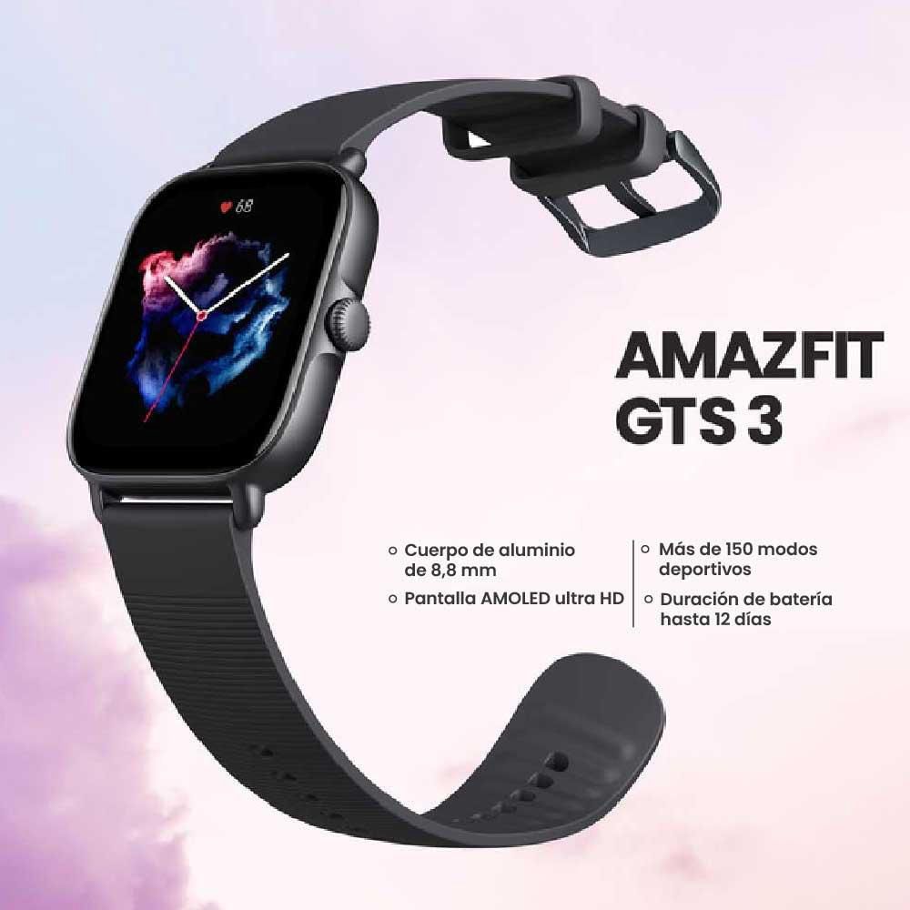 Smartwatch Amazfit GTS 3 Fashion Negro