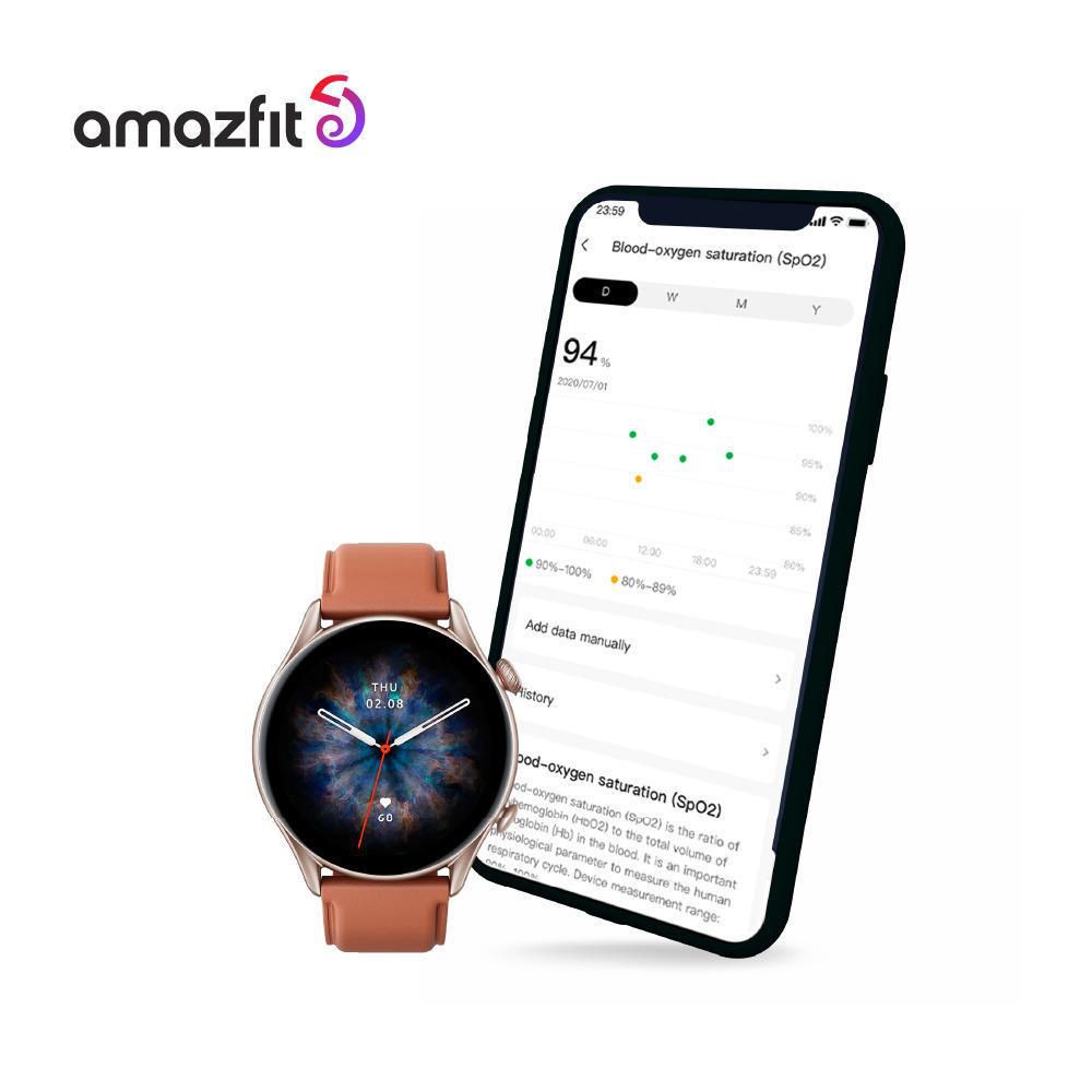 Smartwatch Amazfit GTR 4 para Hombre con Bluetooth -Negro- Lapson