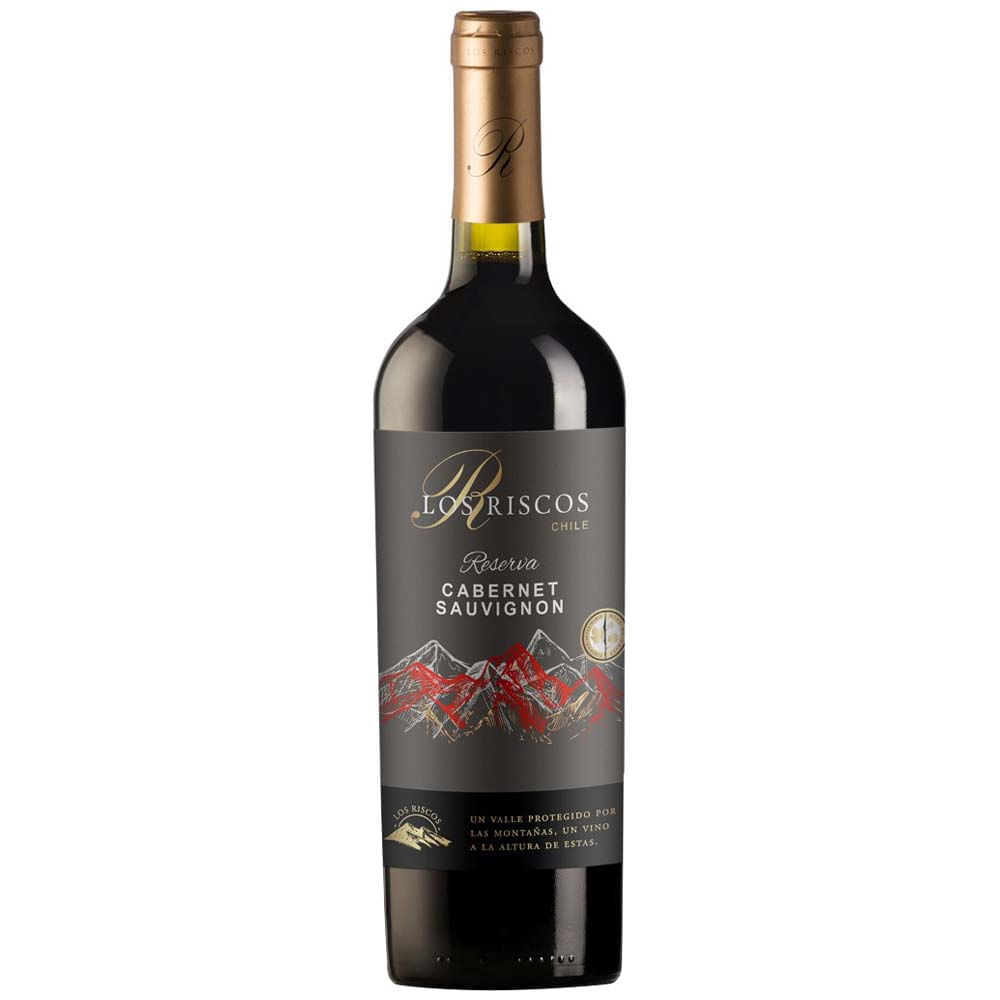 Vino Tinto LOS RISCOS Reserva Cabernet Sauvignon Botella 750ml