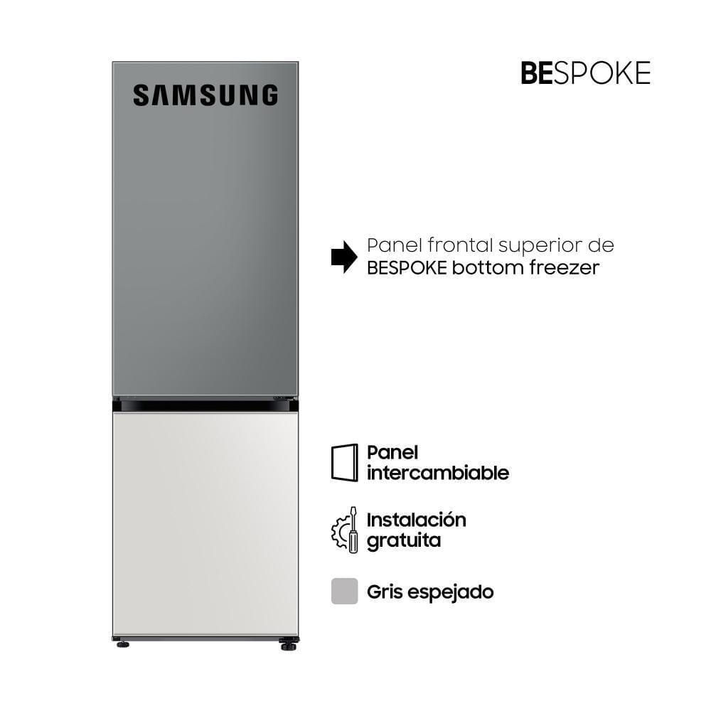 Panel Frontal Superior Samsung RA-B23DUU31GG Para Refrigeradora Bespoke Bottom Freezer Gris