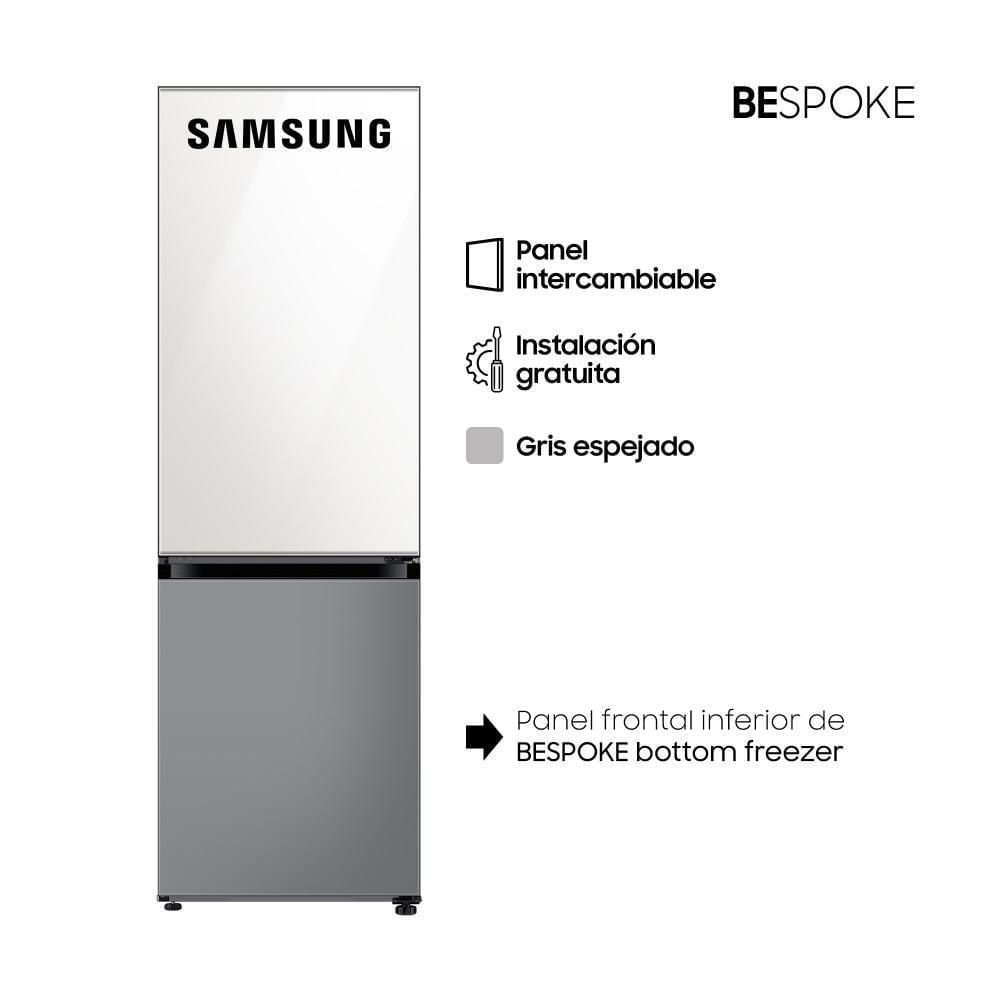 Panel Frontal Inferior Samsung RA-B23DBB31GG Para Refrigeradora Bespoke Bottom Freezer Gris
