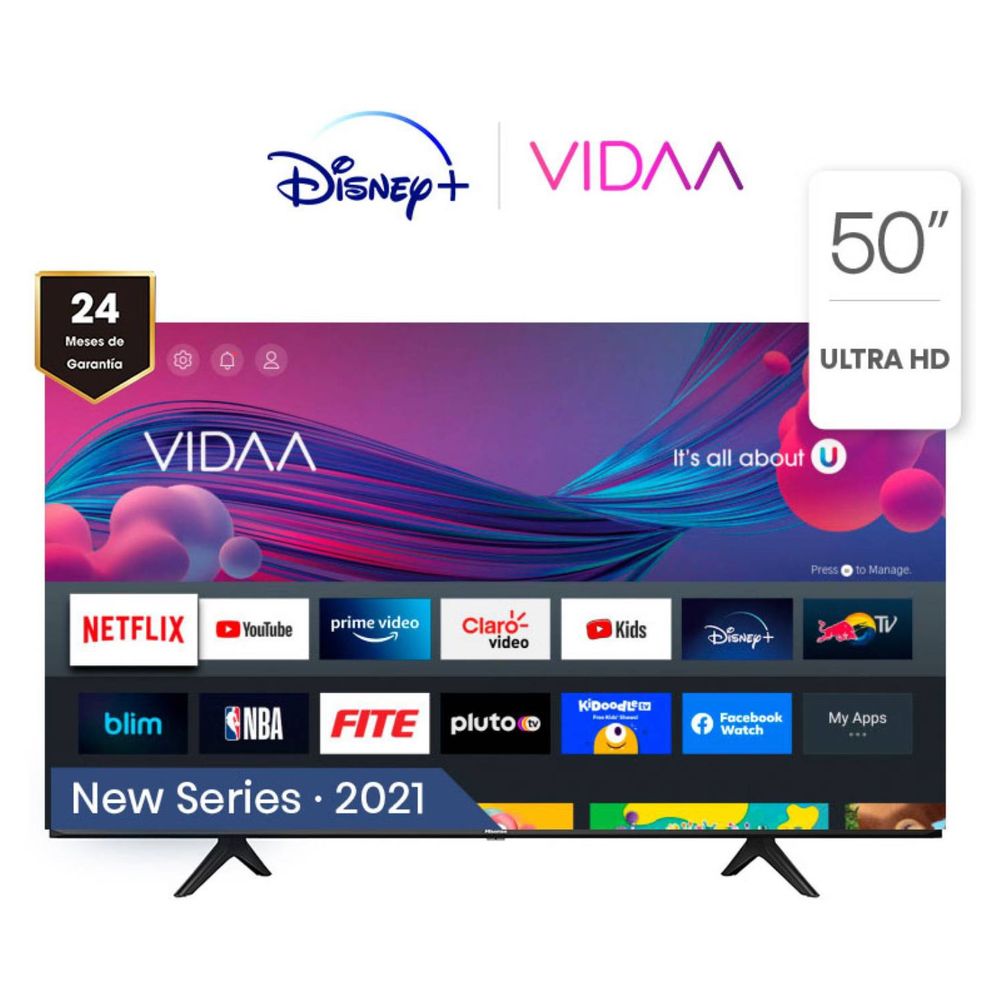 Televisor HISENSE ULED XD 55 UHD 4K Smart Tv 55U60H - Oechsle