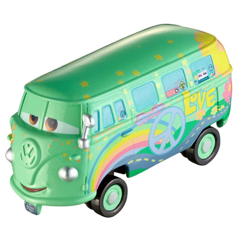 Carro De Juguete Disney Pixar Cars Fillmore Vehículo De Juguete Coleccionable Escala 1:55