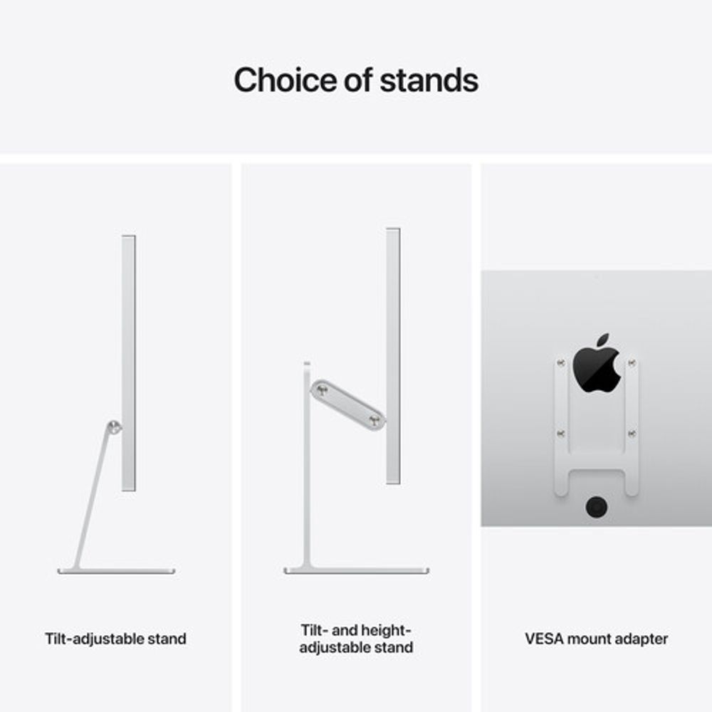 Pantalla Studio de Apple de 27" (vidrio estándar, soporte de inclinación ajustable)