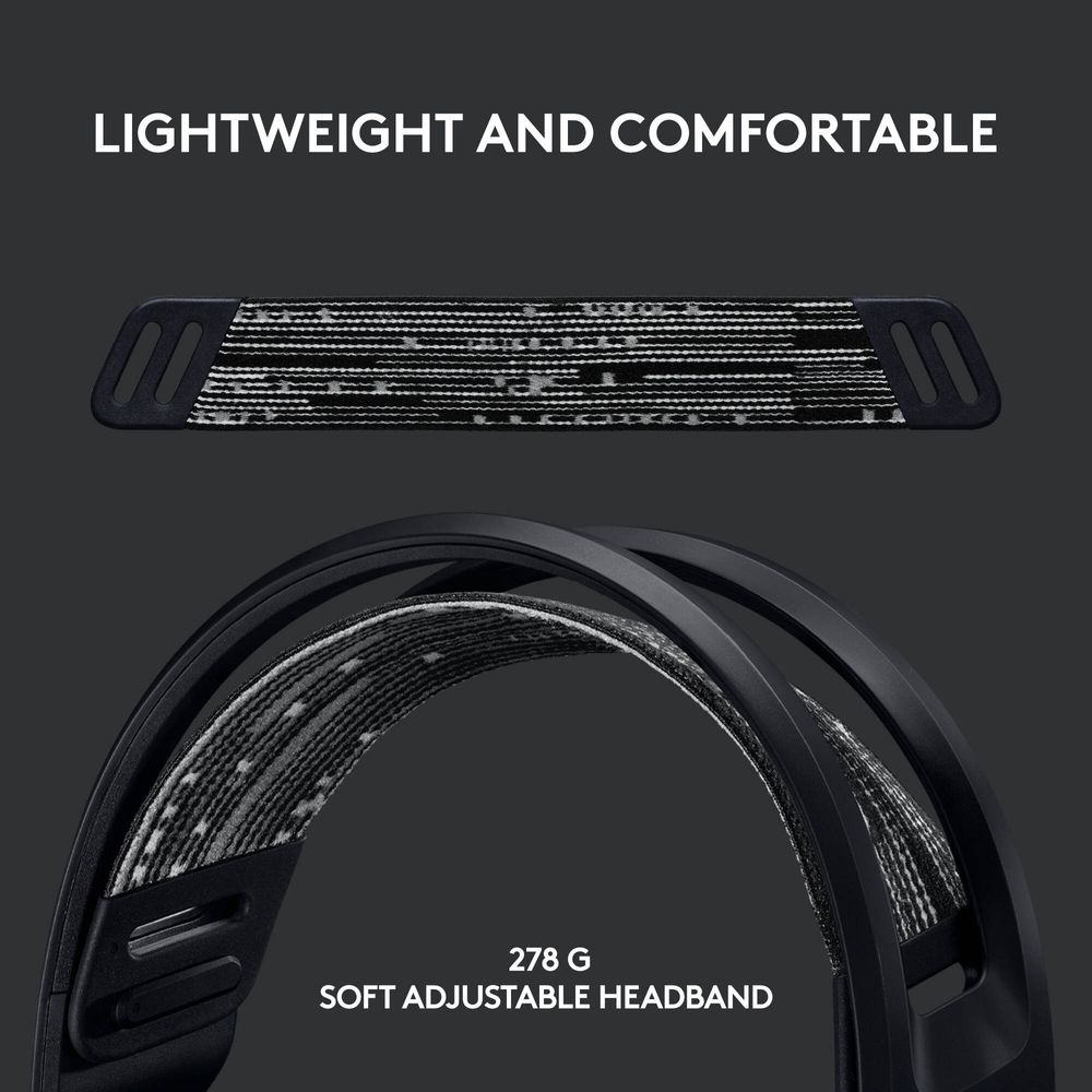 Auriculares Gaming Inalámbricos Logitech G733 Lightsped - Negro