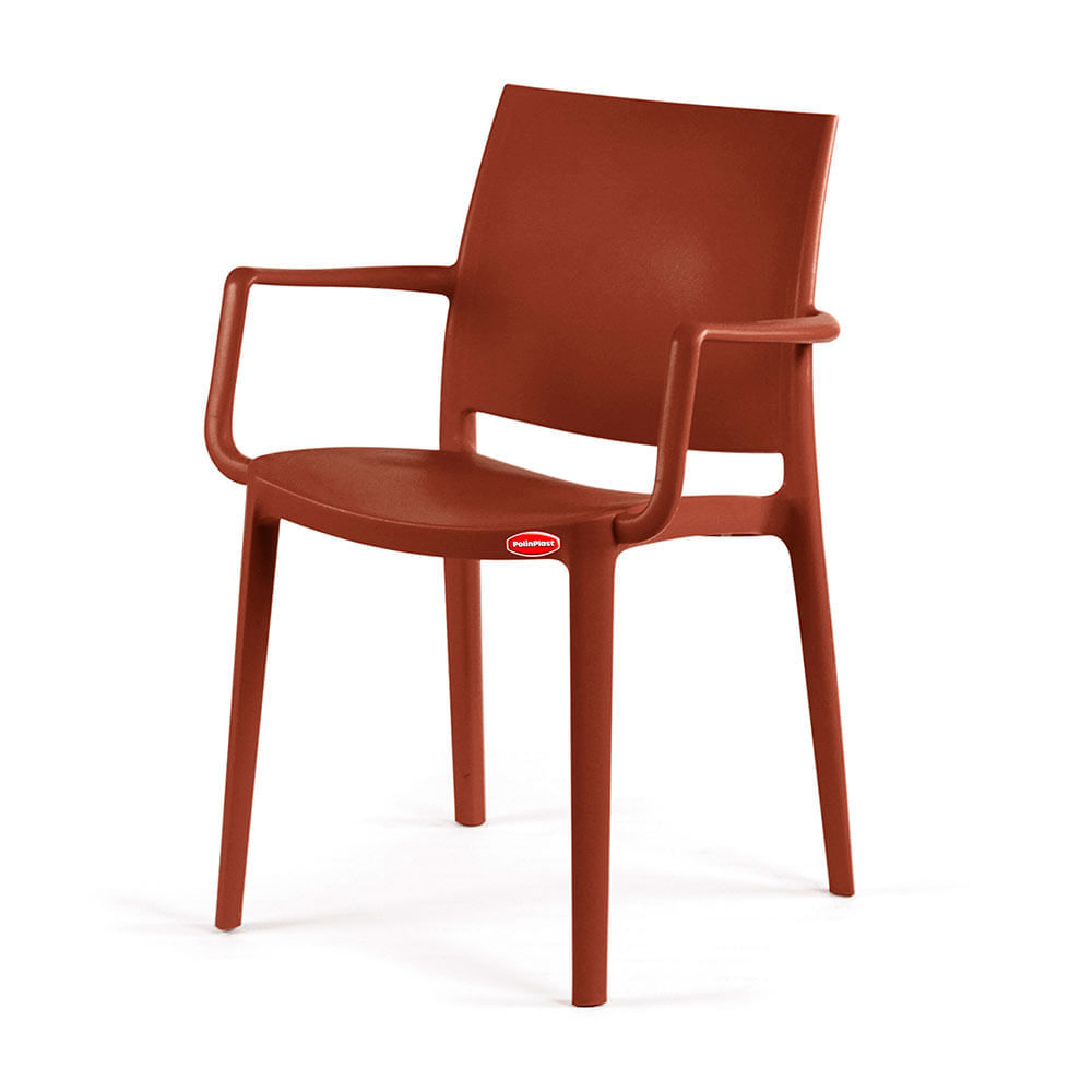 Sillón Capellini marrón Polinplast