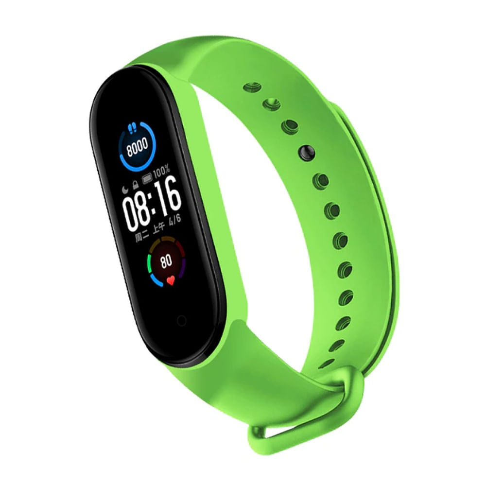 Correa para Xiaomi mi Band 5 y 6 - Verde manzana