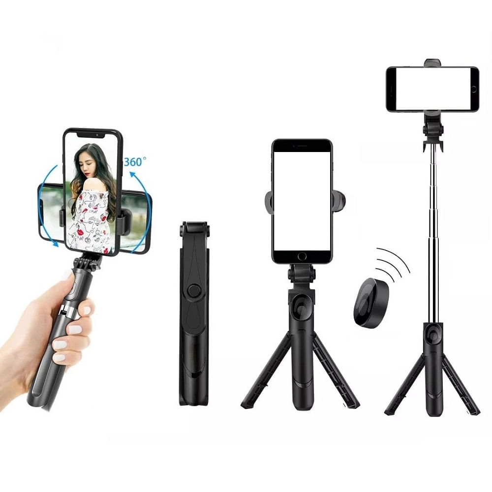 Palo Selfie Stick Trípode Celulares Gopro Con Flash 360º I Oechsle - Oechsle