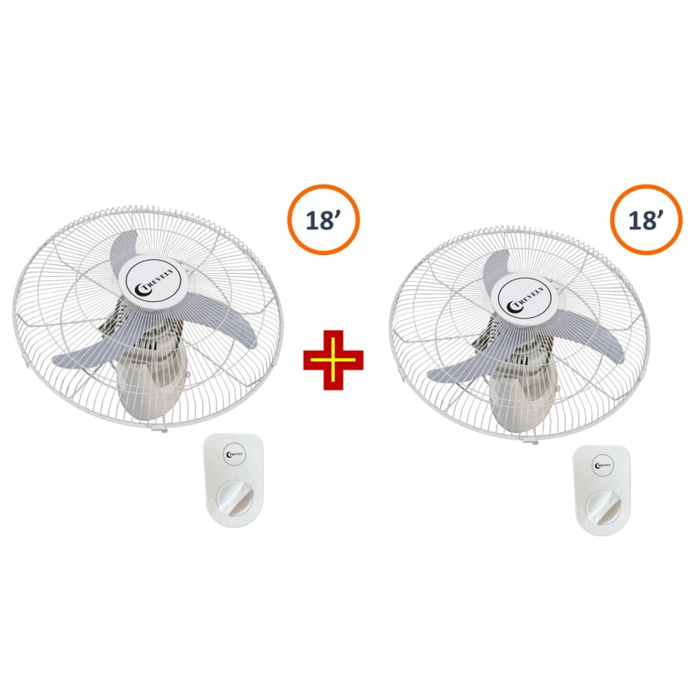 Combo Ventilador de techo ORBITAL 18"" TREVELY VT-1803 80W Blanco