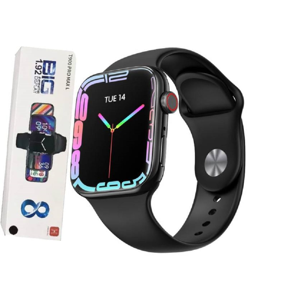 Smartwatch T900 Pro Max L  Serie 8 color Negro