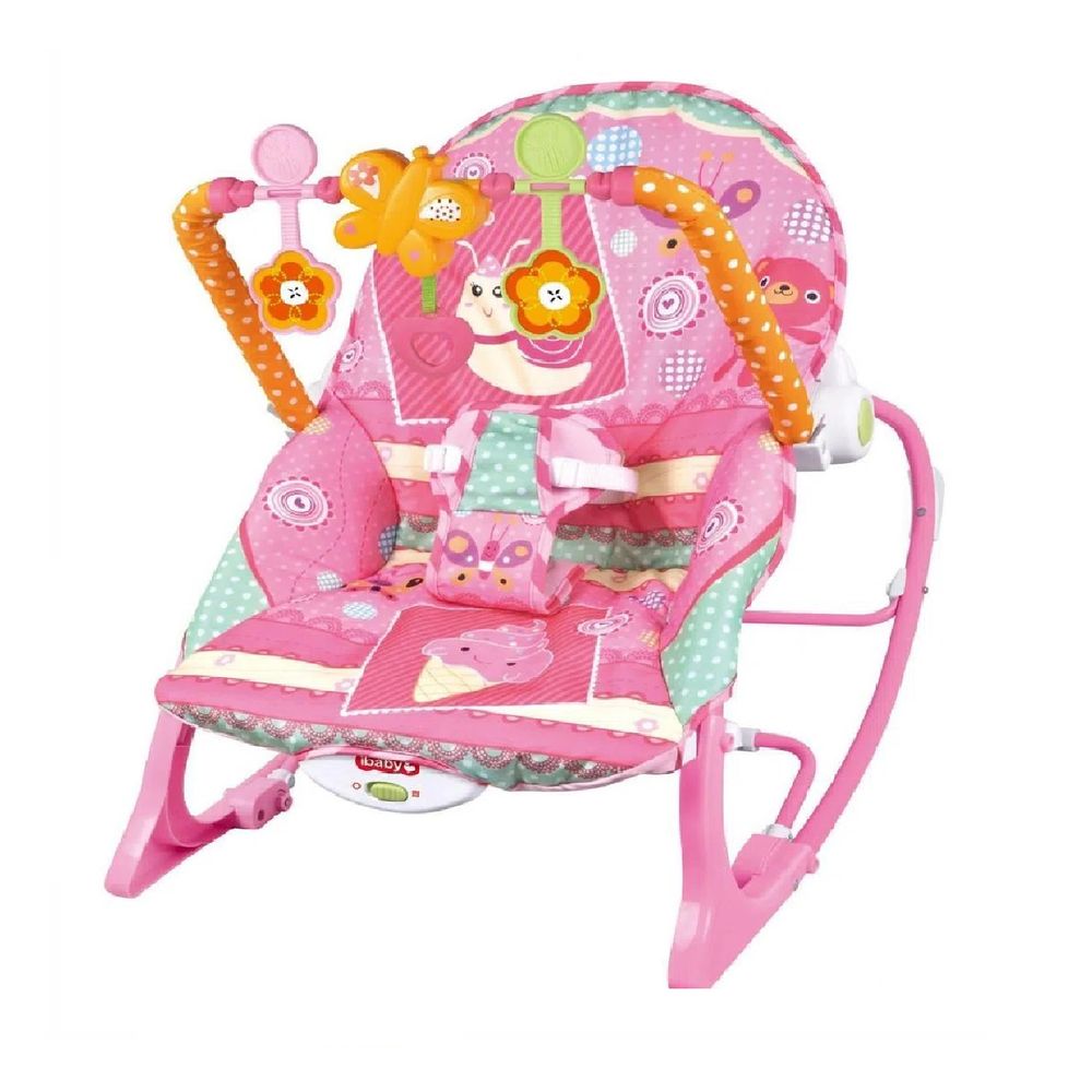 Silla Mecedora para Bebe Cosco Nido Paraíso Rosa - Promart