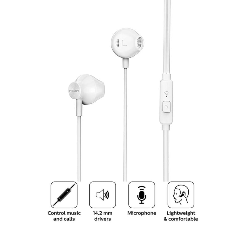 Audifono Philips TAUE101 - Blanco