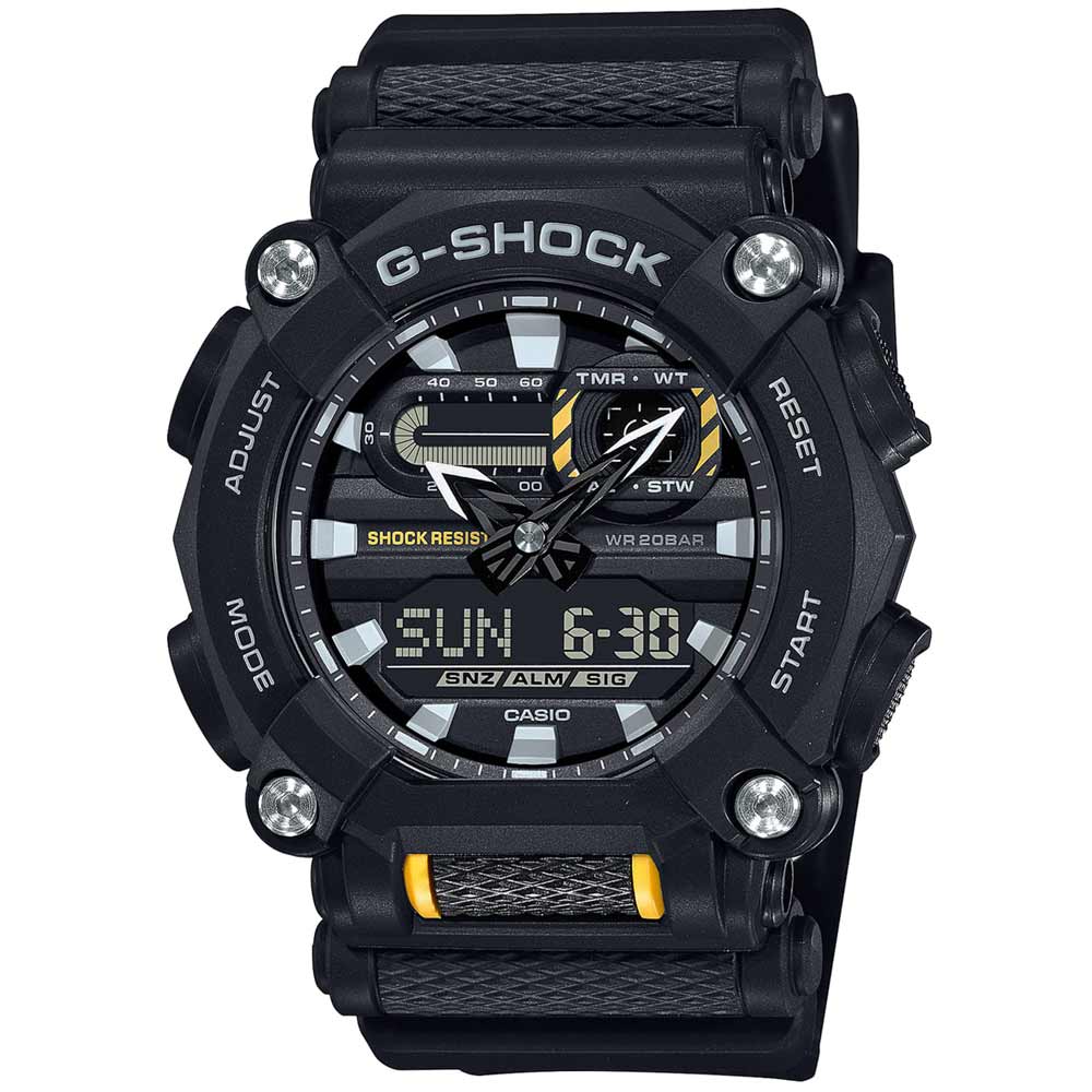 Reloj Casio G-Shock GA900-1A para Hombre Digital Analógico Luz LED Acuático  Negro