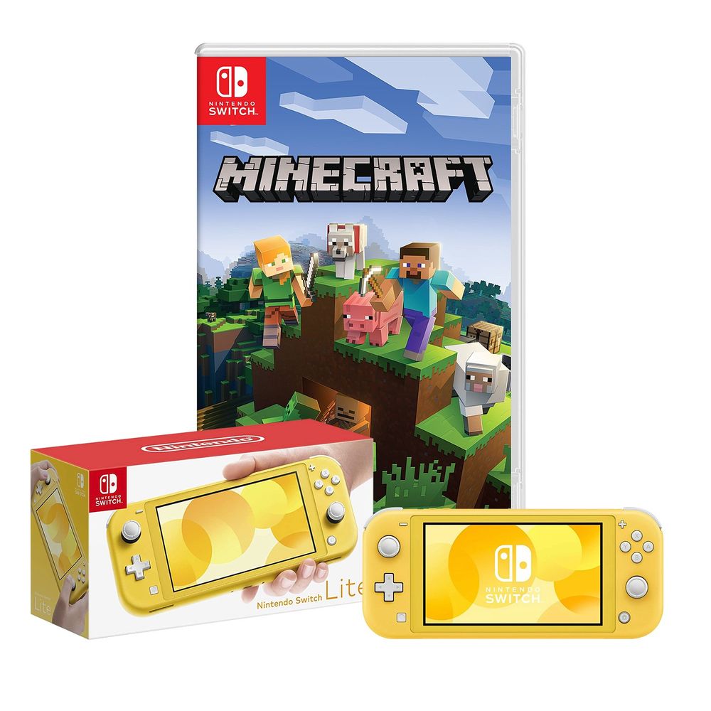 Consola Nintendo Switch Lite Amarillo + Minecraft