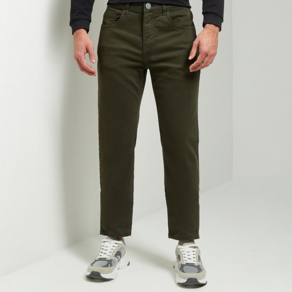 Pants discount verde hombre