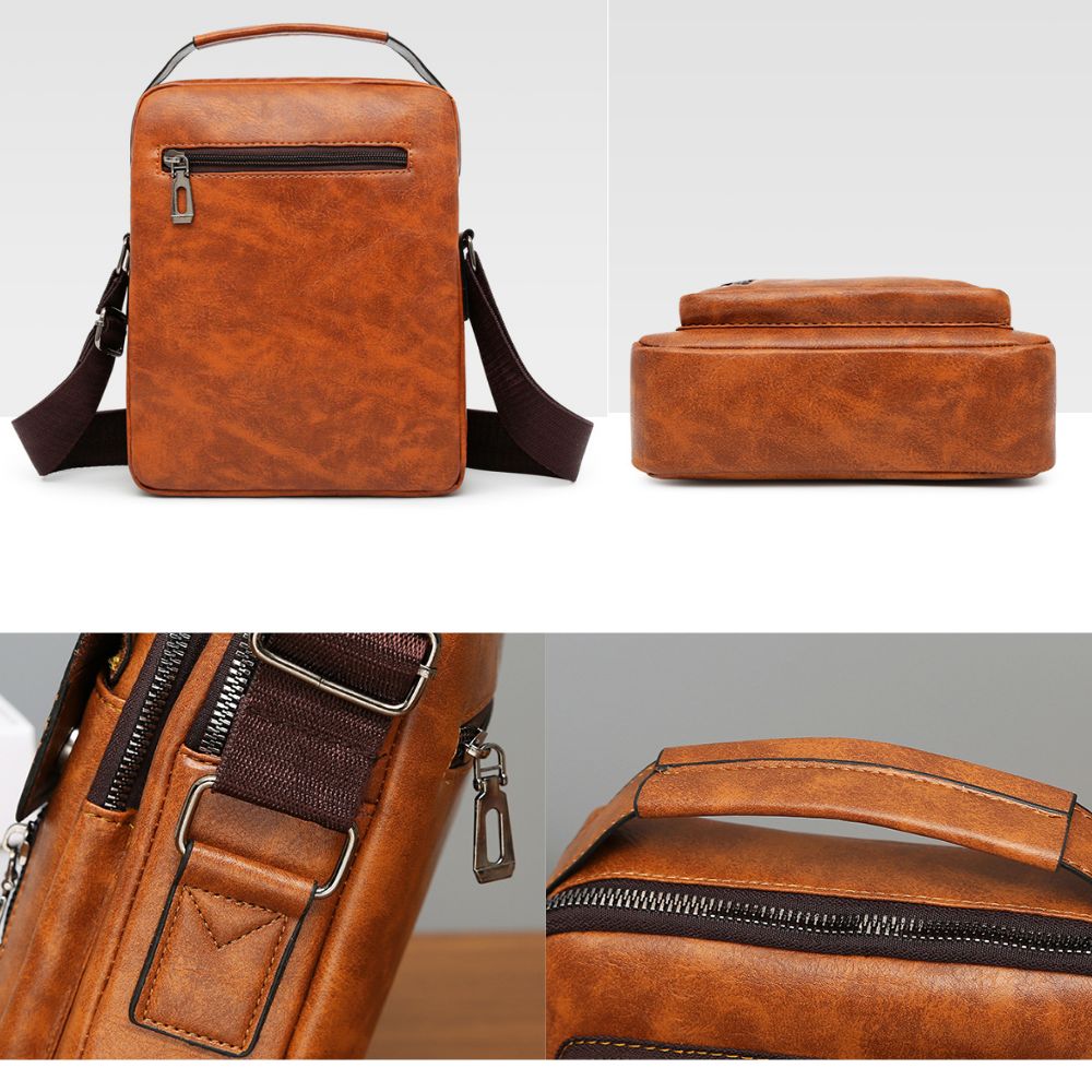 Morral Mochila Clásico para Hombre Ocre