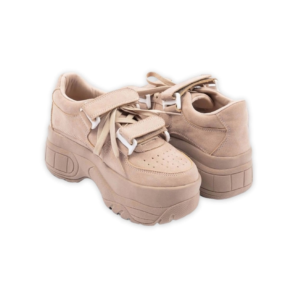 Zapatillas Urbanas Betnashoes Mujer Federica Beige 38 Oechsle