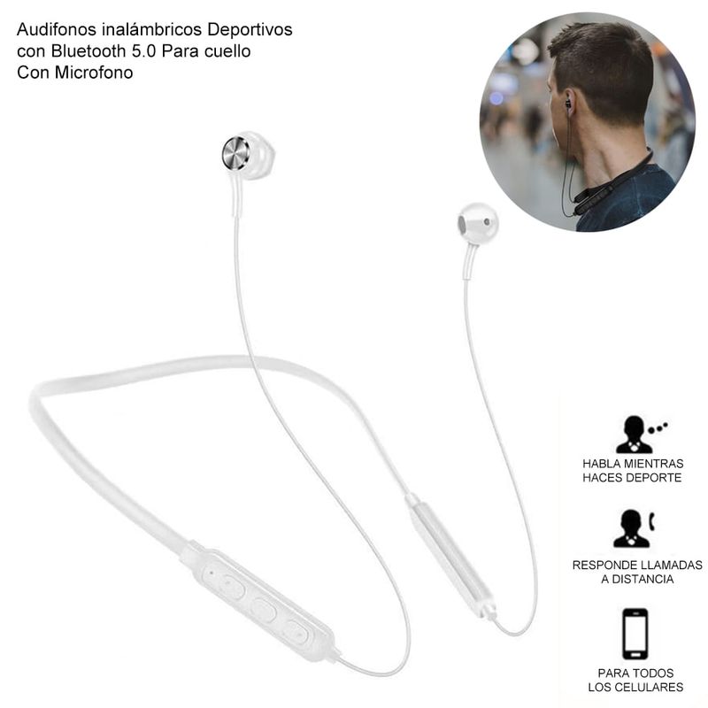 Audífonos Blancos Headphones Inalámbricos Bluetooth Tipo C I Oechsle -  Oechsle