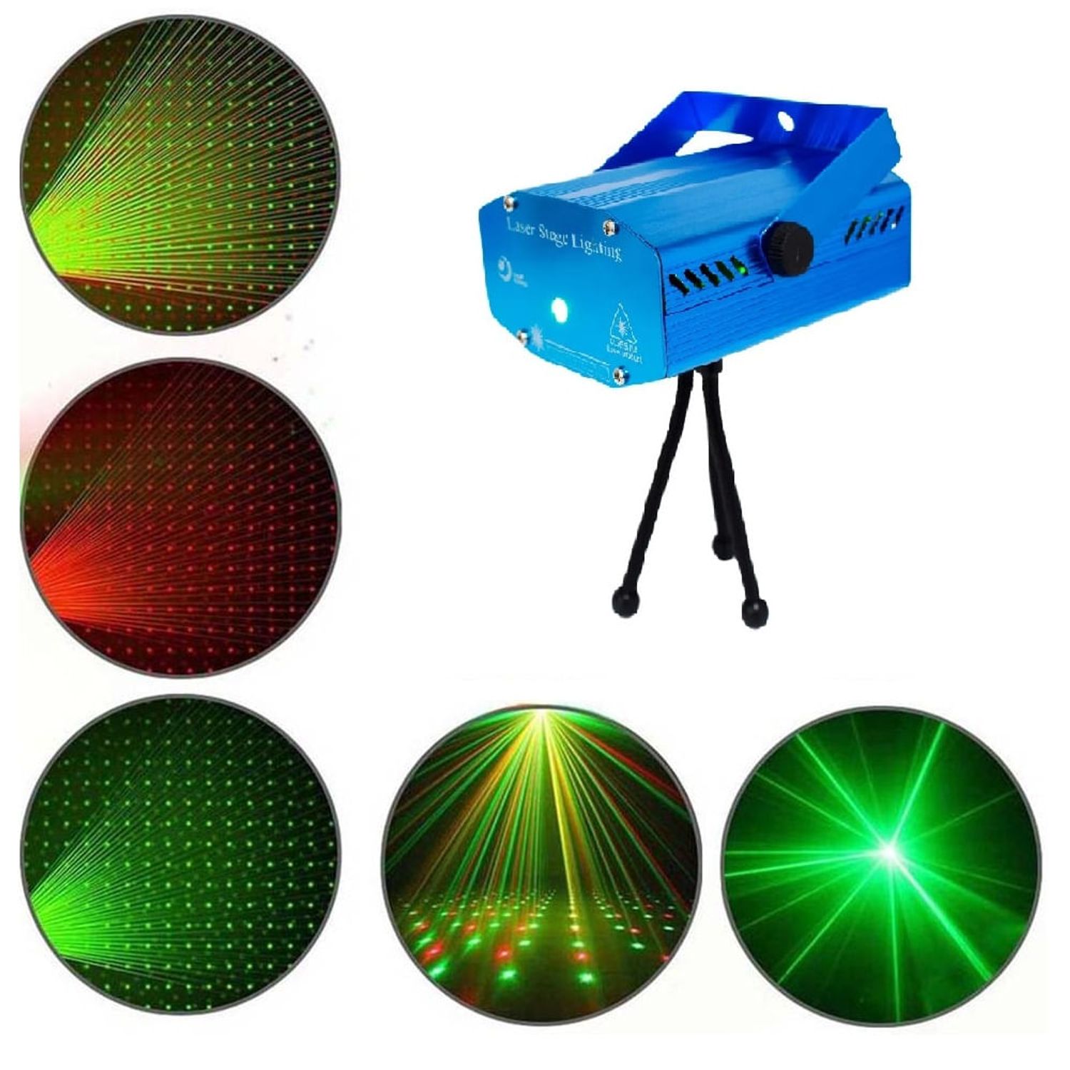 Poner la mesa Retencion Levántate Mini Proyector Laser Rojo y Verde Audioritmico Con Figuras- Lluvia |  Oechsle - Oechsle