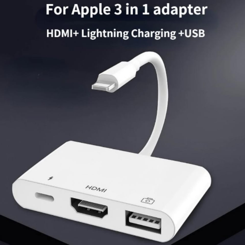 Adaptador Apple de Lightning a HDMI para iPhone y iPad - Electro A