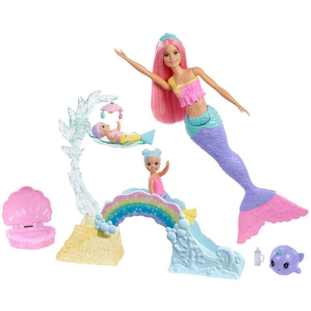 Muñeca Barbie Sirena Dreamtopia Guardería